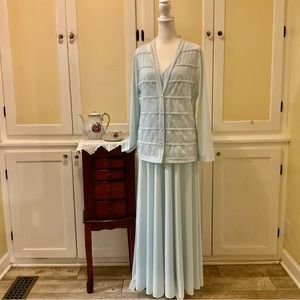 Vintage Shadow Line jacket and robe set